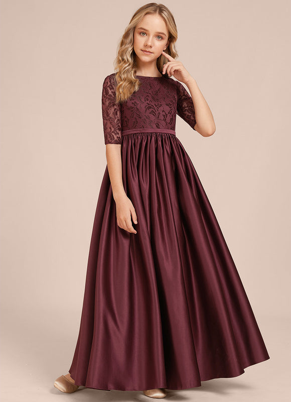 Robe Demoiselle D'Honneur Dentelle Longue - gallery 3