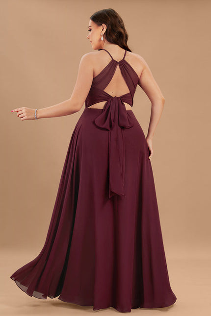 Robe Demoiselle D'Honneur Florale Légère - gallery 6