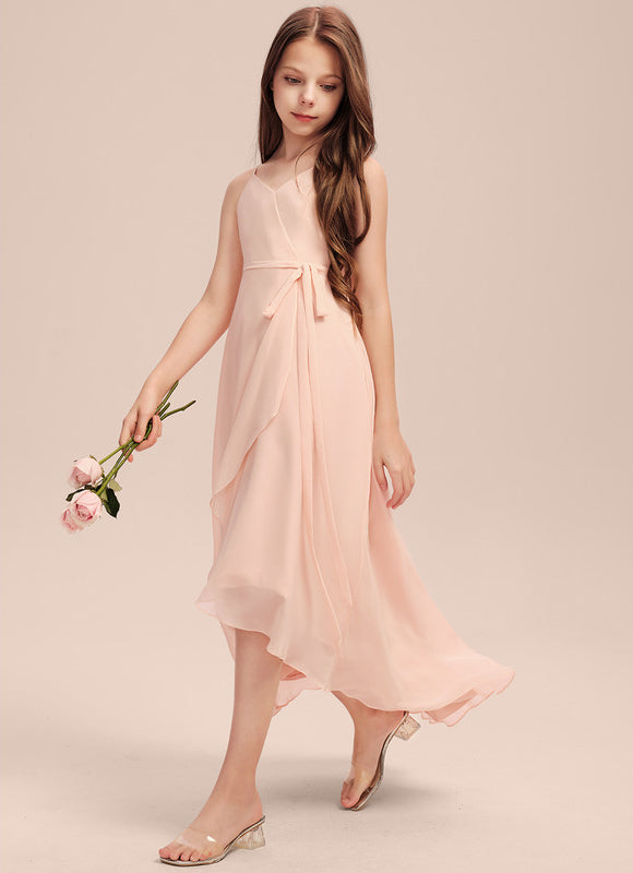 Robe Demoiselle D'Honneur Mousseline Junior - gallery 6