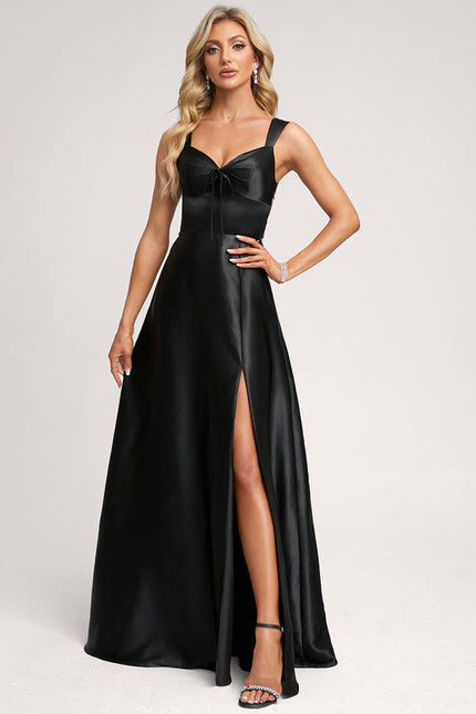 Robe Longue Demoiselle D'Honneur Rose Poudré - gallery 6