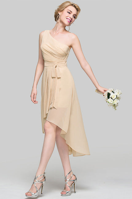 Robe Demoiselle D'Honneur Élégance Sable - gallery 6