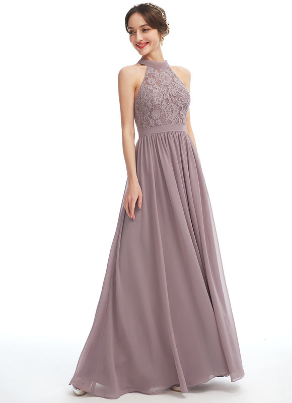 Robe Demoiselle D'Honneur Élégante Ombre - gallery 2