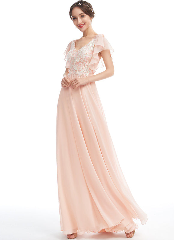 Robe Demoiselle D'Honneur Élégance Éthérée - gallery 1