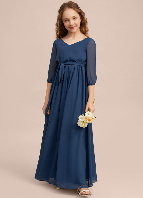 Robe Demoiselle D'Honneur Verte Éthérée - gallery 2