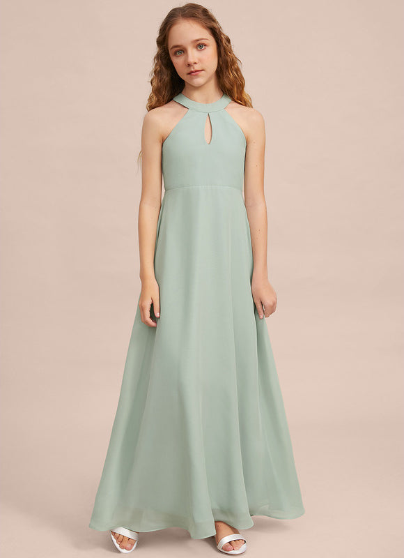 Robe Demoiselle D'Honneur Aquarelle Verte - gallery 4