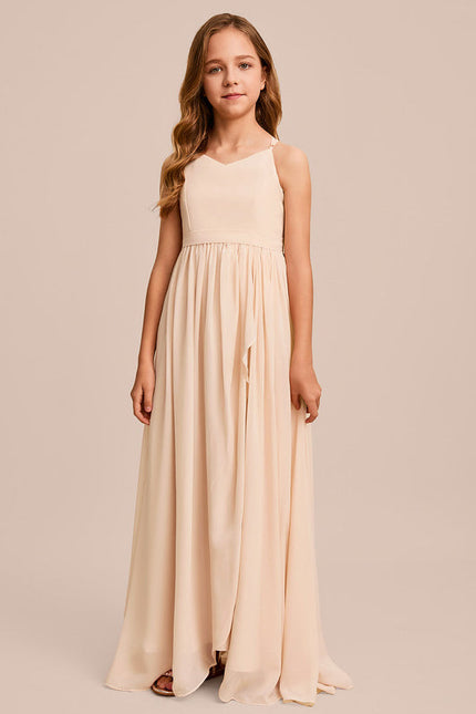 Robe Demoiselle D'Honneur Verte Éthérée - gallery 2