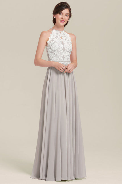 Robe Demoiselle D'Honneur Mousse Poudrée - gallery 9