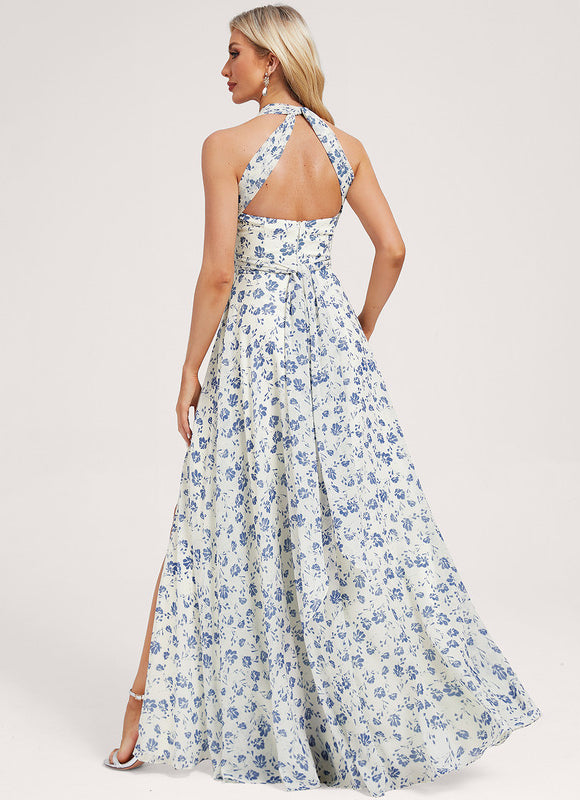 Robe Demoiselle D'Honneur Asymétrique - gallery 4