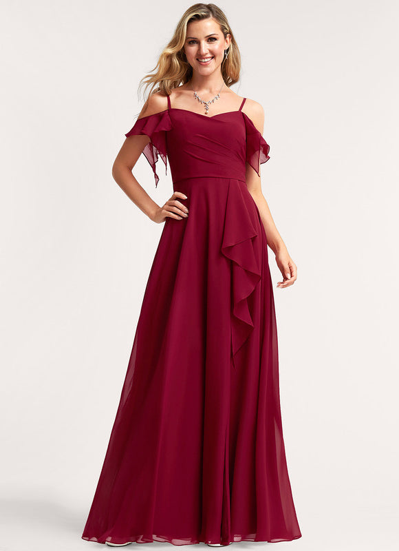 Robe Demoiselle D'Honneur Fluide Ciel - gallery 2