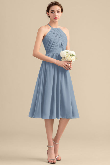Robe Courte Demoiselle D'Honneur Femme - gallery 4