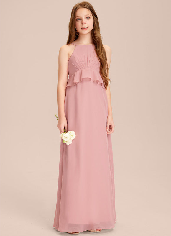 Robe Demoiselle D'Honneur Flottante Prune - gallery 1