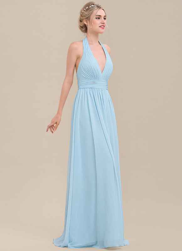 Robe Demoiselle D'Honneur Mousseline Éthérée - gallery 4