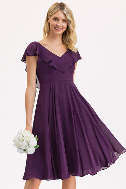 Robe Demoiselle D'Honneur Chiffon Éclat