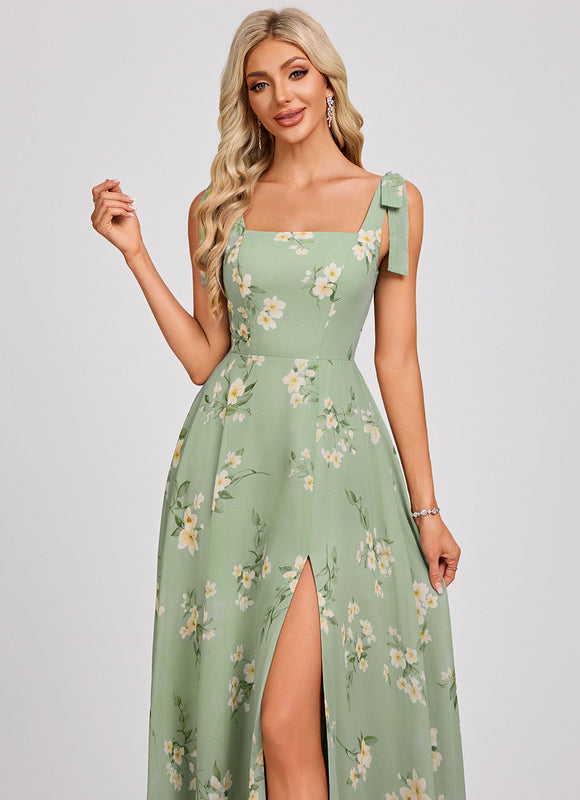 Robe Longue Pastel Demoiselle D'Honneur - gallery 4