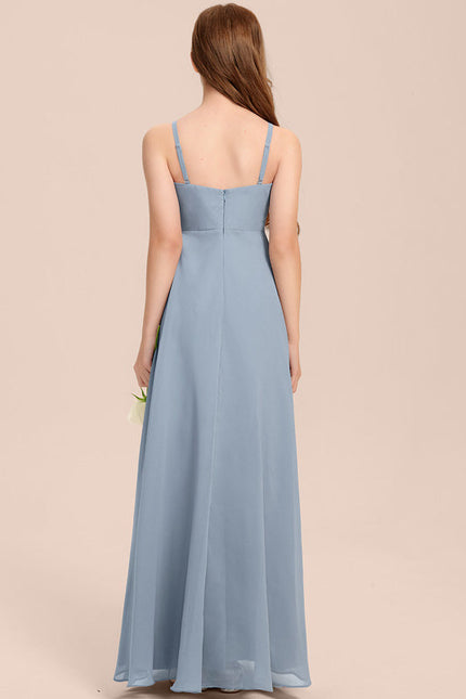 Robe Demoiselle D'Honneur Verte Éthérée - gallery 3