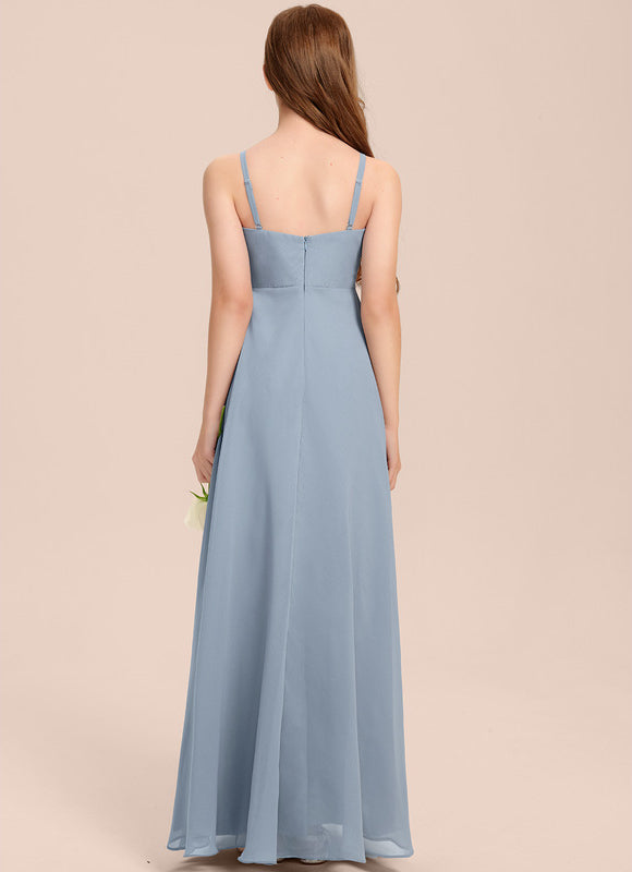 Robe Demoiselle D'Honneur Verte Éthérée - gallery 3