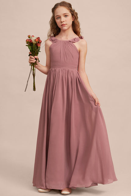 Robe Demoiselle D'Honneur Flottante Poudrée - gallery 1