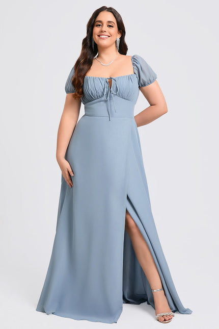 Robe Demoiselle D'Honneur Fluide Mint - gallery 6