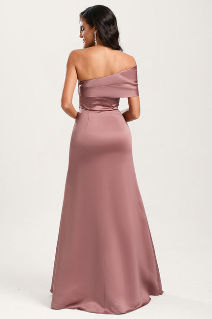 Robe Demoiselle D'Honneur Satin Émergence - gallery 3