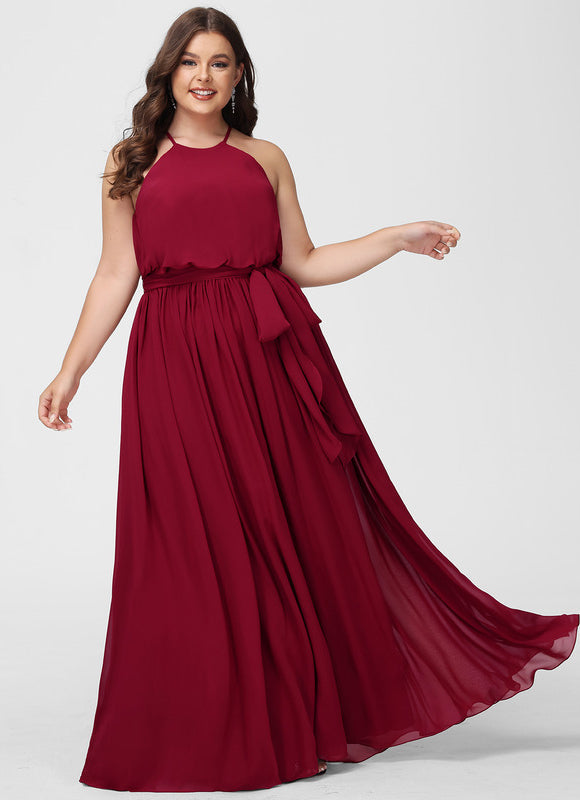 Robe Demoiselle D'Honneur Mousseline Lila - gallery 5