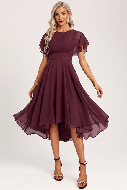 Robe Demoiselle D'Honneur Trapèze Fluidité Élégante