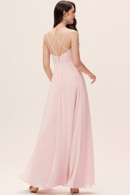 Robe Longue Fluide Demoiselle D'Honneur - gallery 4