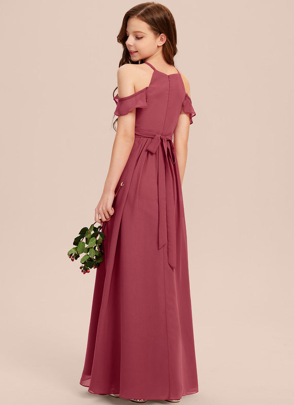 Robe Demoiselle D'Honneur Aquarelle Verte - gallery 2