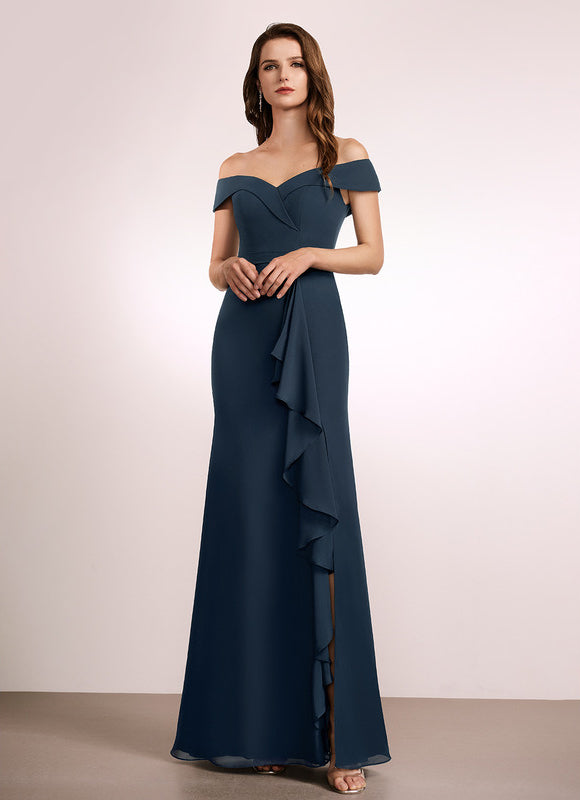 Robe Demoiselle D'Honneur Bordeaux Chic - gallery 1