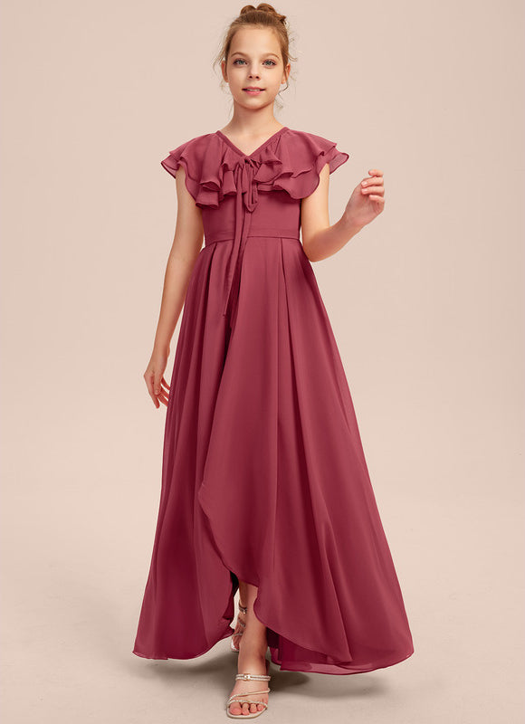 Robe Demoiselle D'Honneur Mousseline Douce