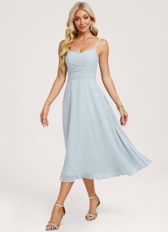 Robe Demoiselle D'Honneur Mousseline - gallery 1