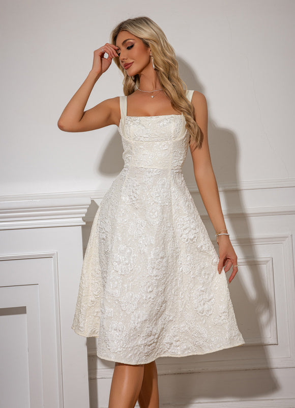 Robe Demoiselle D'Honneur Courte Rose - gallery 5