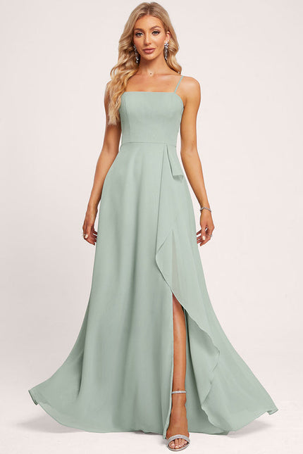 Robe Demoiselle D'Honneur Fluide Mint