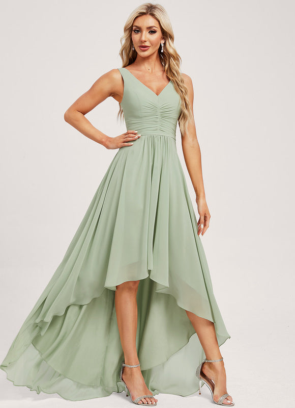 Robe Demoiselle D'Honneur Mousseline Aérienne - gallery 3