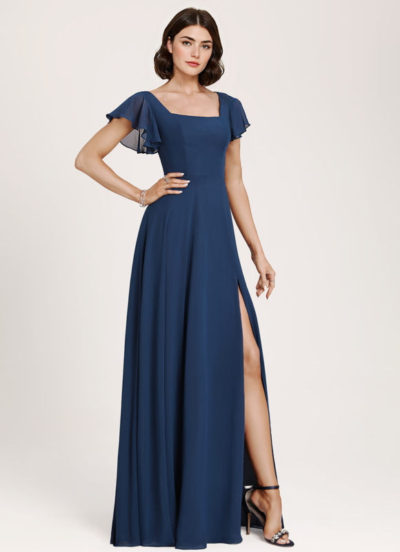 Robe Demoiselle D'Honneur Fluide Mint - gallery 1