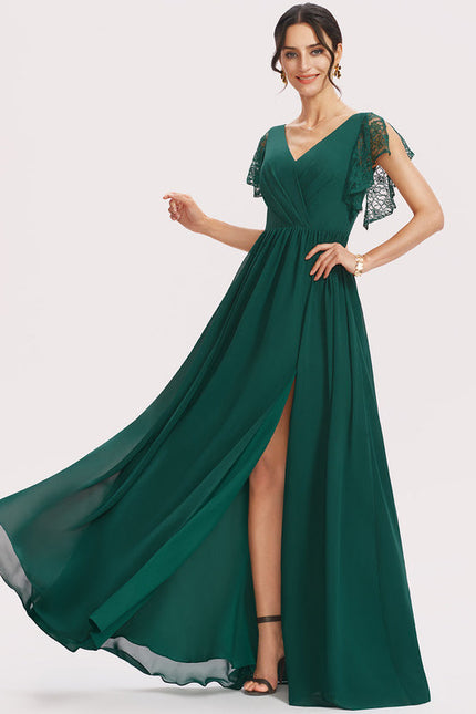 Robe Demoiselle D'Honneur Fluide Rose Pâle