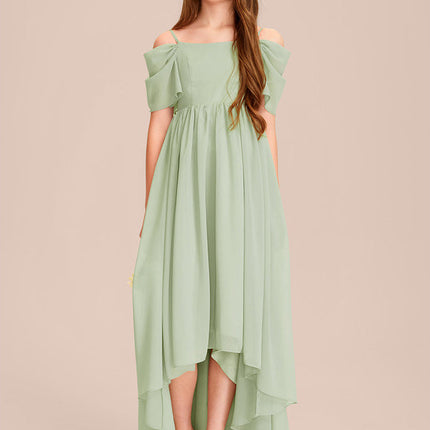 Robe Demoiselle D'Honneur Aérienne Menthe