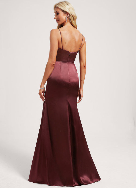 Robe Demoiselle D'Honneur Satin Élégance - gallery 4