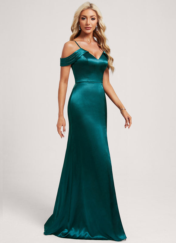 Robe Vert Sapin Demoiselle D'Honneur - gallery 2