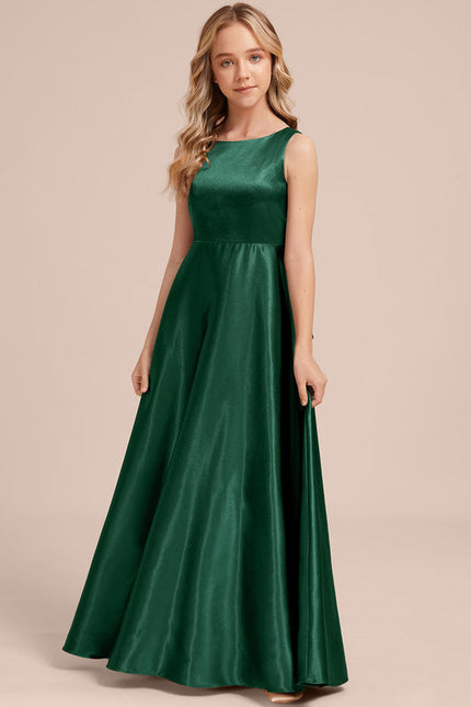 Robe Demoiselle D'Honneur Satinée Junior Chic - gallery 5