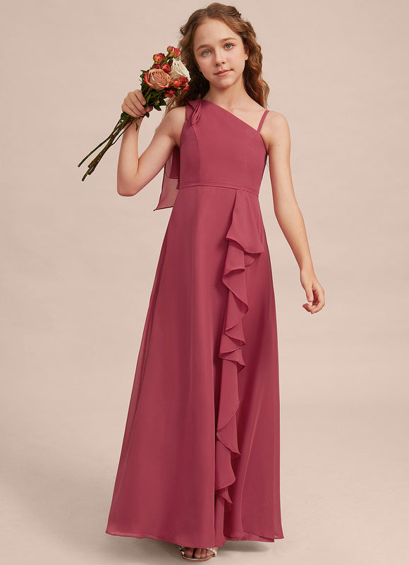 Robe Demoiselle D'Honneur Flamme Framboise - gallery 5