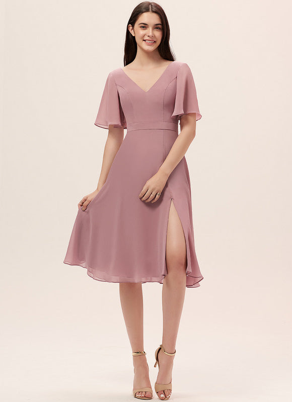 Robe Demoiselle D'Honneur Nuage Rosé - gallery 3