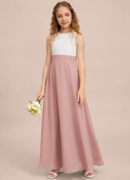 Robe Demoiselle D'Honneur Élégante Enfantine