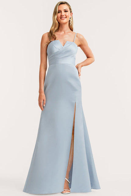 Robe Demoiselle D'Honneur Rose Satin - gallery 3