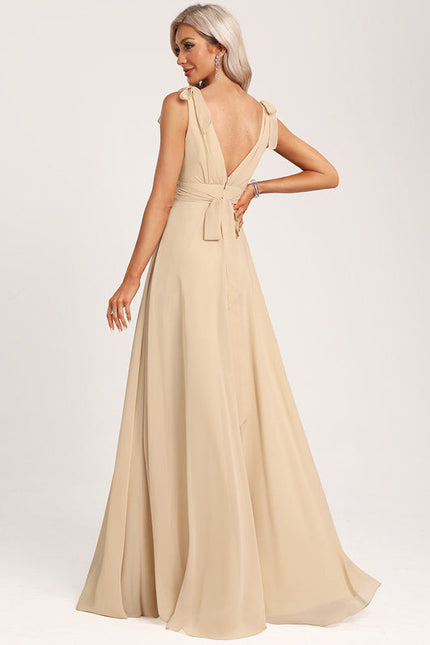 Robe Demoiselle D'Honneur Chiffon Élégante - gallery 6