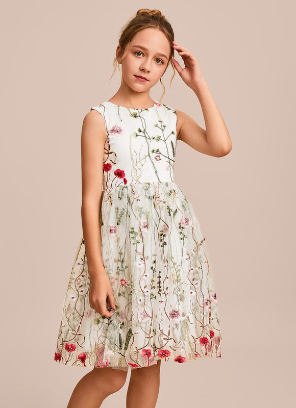 Robe Demoiselle D'Honneur Florale Enchantée - gallery 4