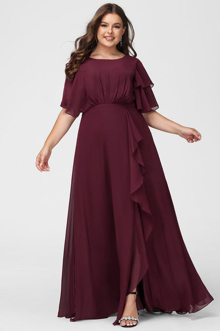 Robe Demoiselle D'Honneur Émeraude Fluide - gallery 6