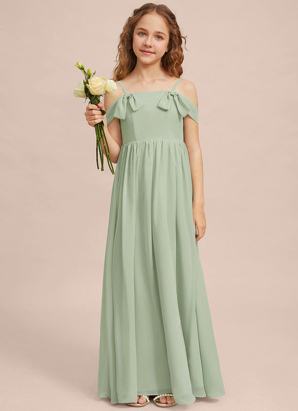 Robe Demoiselle D'Honneur Longue Épure - gallery 1