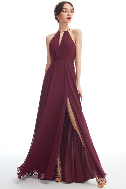 Robe Demoiselle D'Honneur Florale Légère