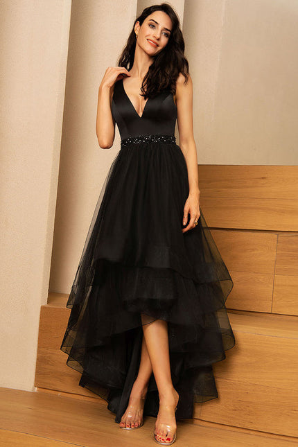 Robe Demoiselle D'Honneur Élégance Tulle Satiné - gallery 1