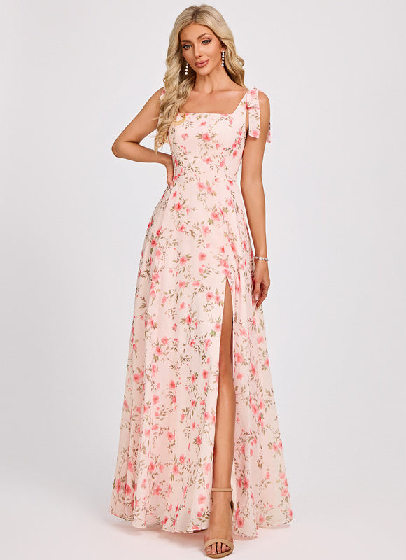 Robe Longue Pastel Demoiselle D'Honneur - gallery 2